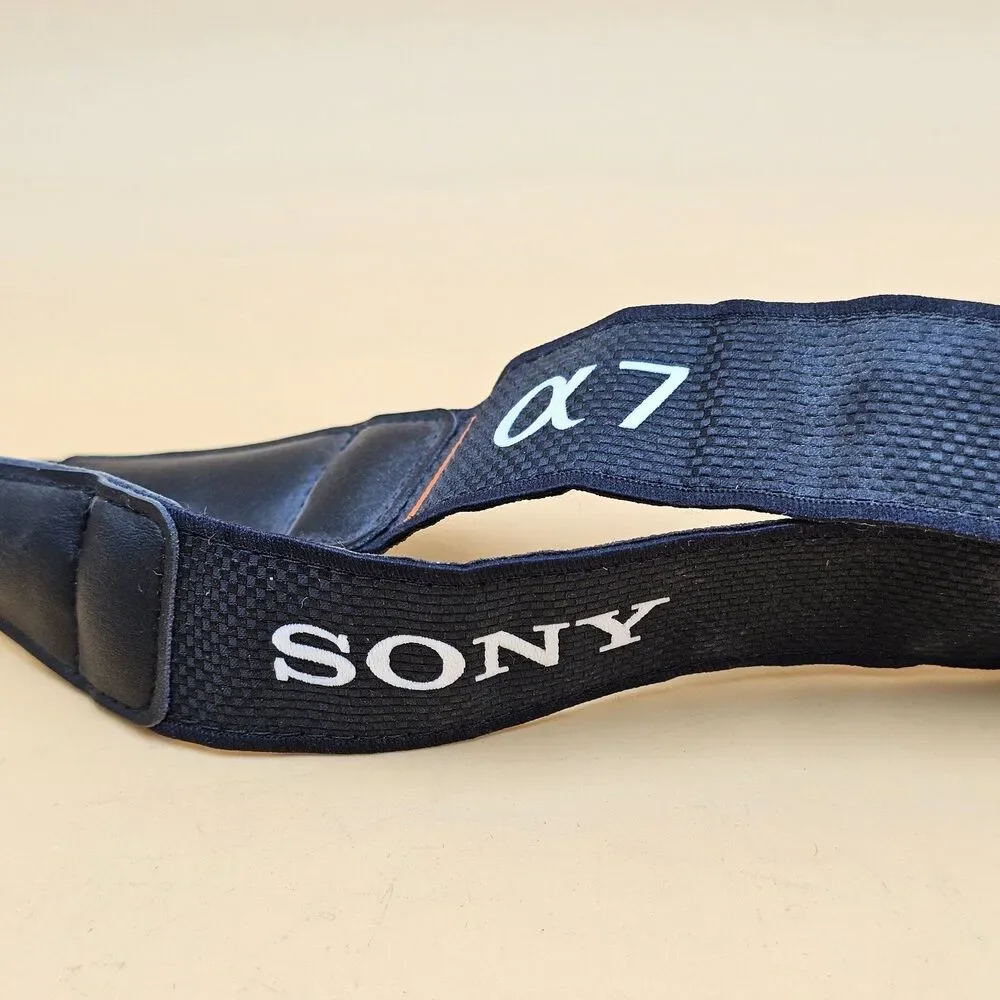 SONY ALPHA 7 Camera Neck Strap A7 Black 1.25